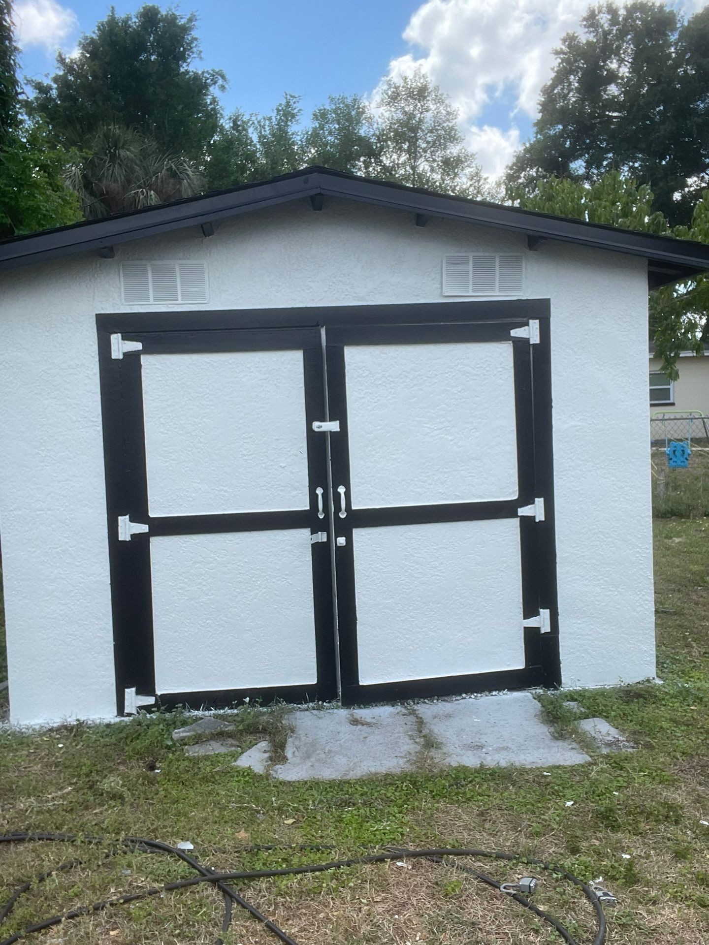Shed painting